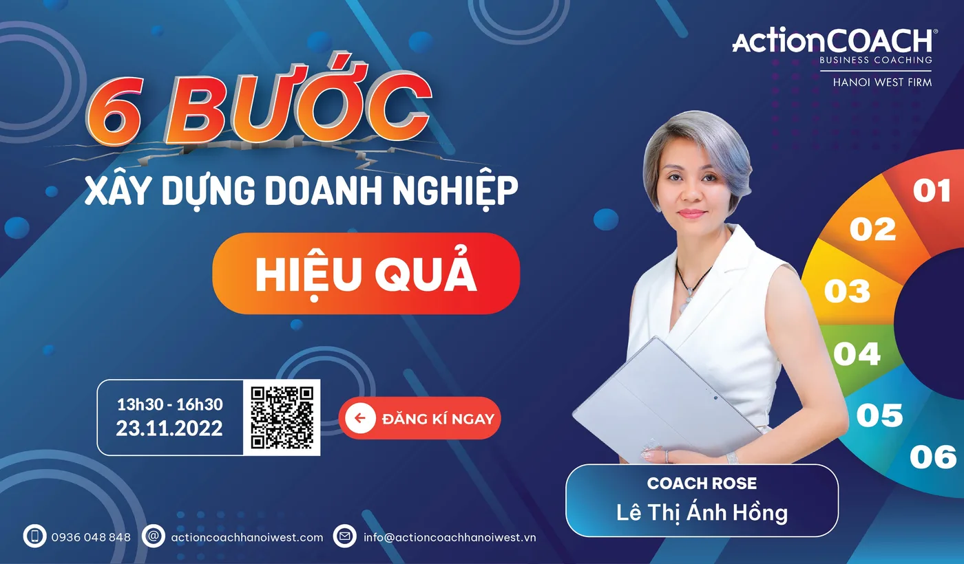 Công thức 6 bước xây dựng doanh nghiệp hiệu quả